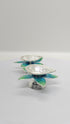 Pure Silver Star Leaf Pattern Fancy Diya 15.42g